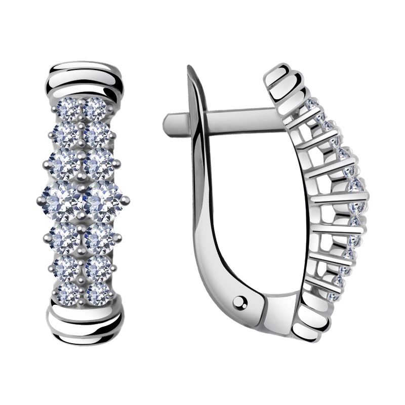 Серьги из золота кл2792а-62
