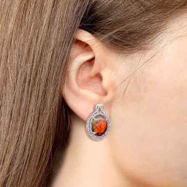 Серьги из серебра 4443487А