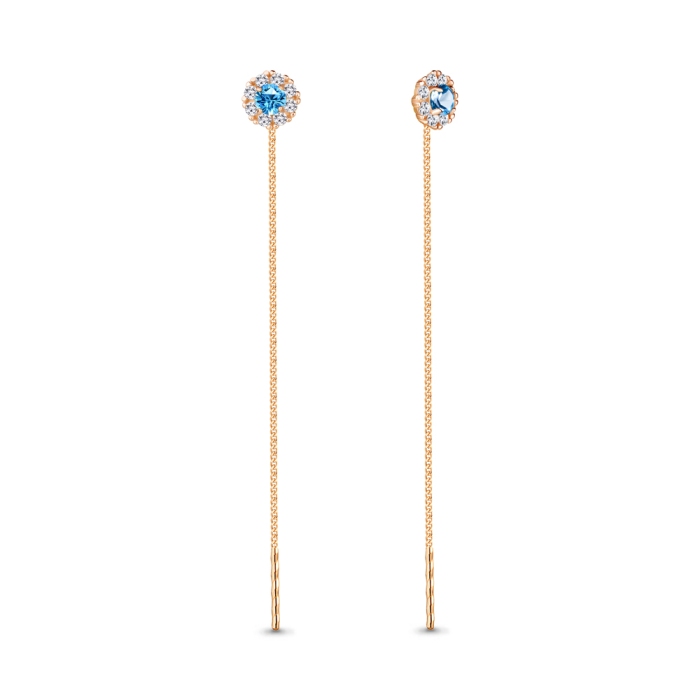 Серьги из золота 41024Б