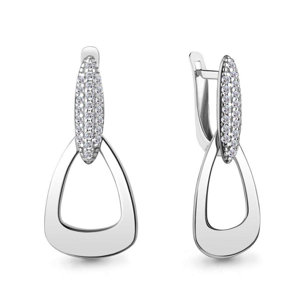 Серьги из серебра 49926А