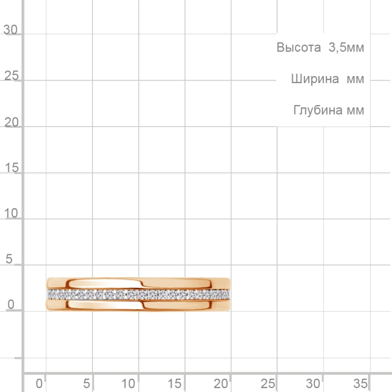 Кольцо из золота 62288А
