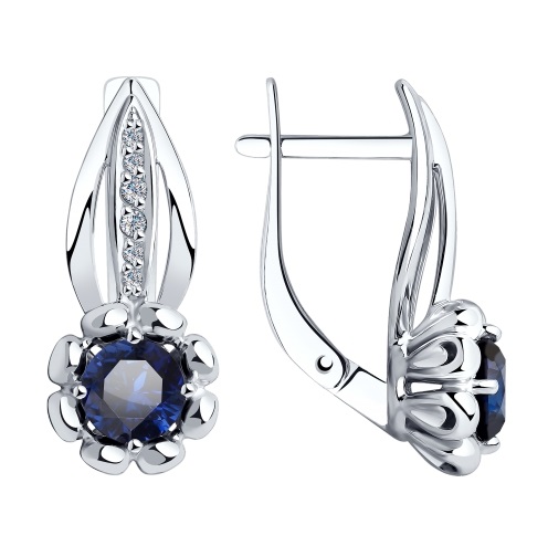 Серьги из серебра 88020068