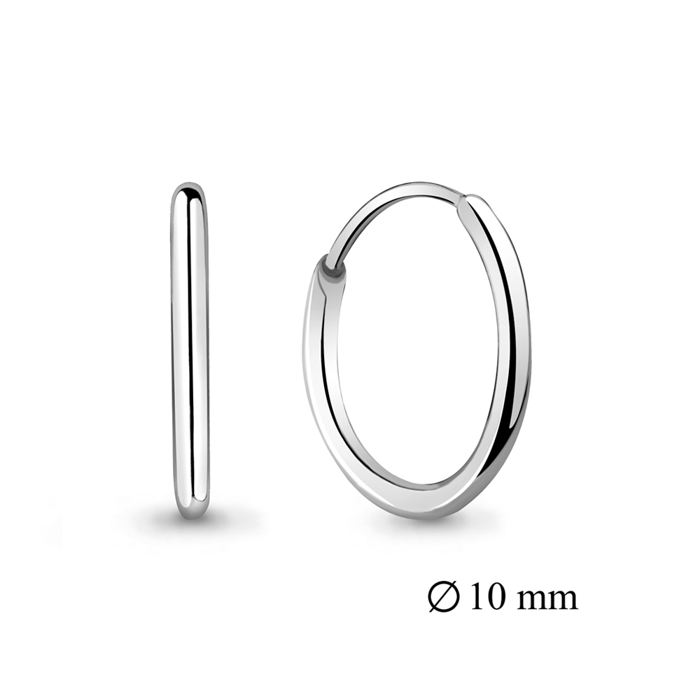Серьги из серебра 31086 д. 10 мм