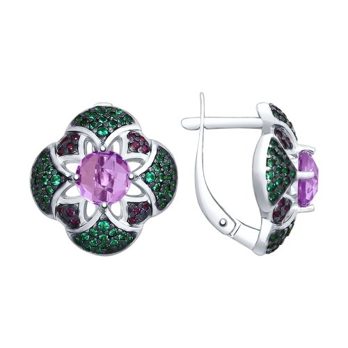 Серьги из серебра 92021580