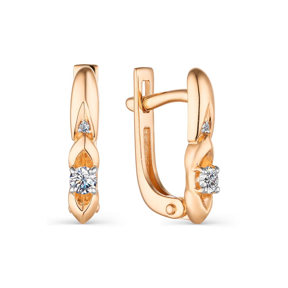 Серьги из золота 23555-100