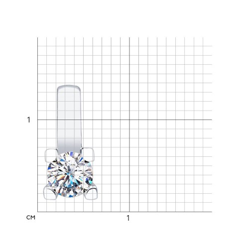Подвеска из серебра 89030016