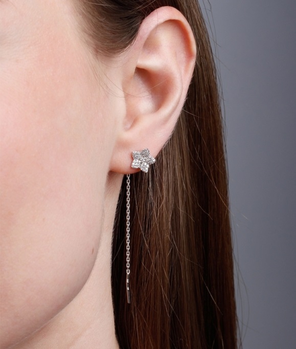 Серьги из серебра 0221266-00775