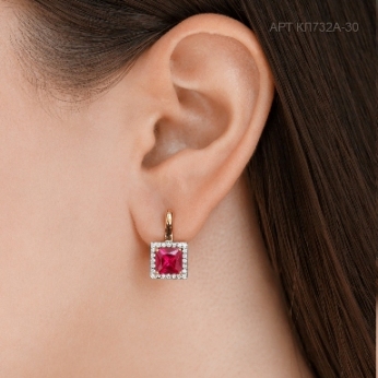Серьги из золота кл732а-30