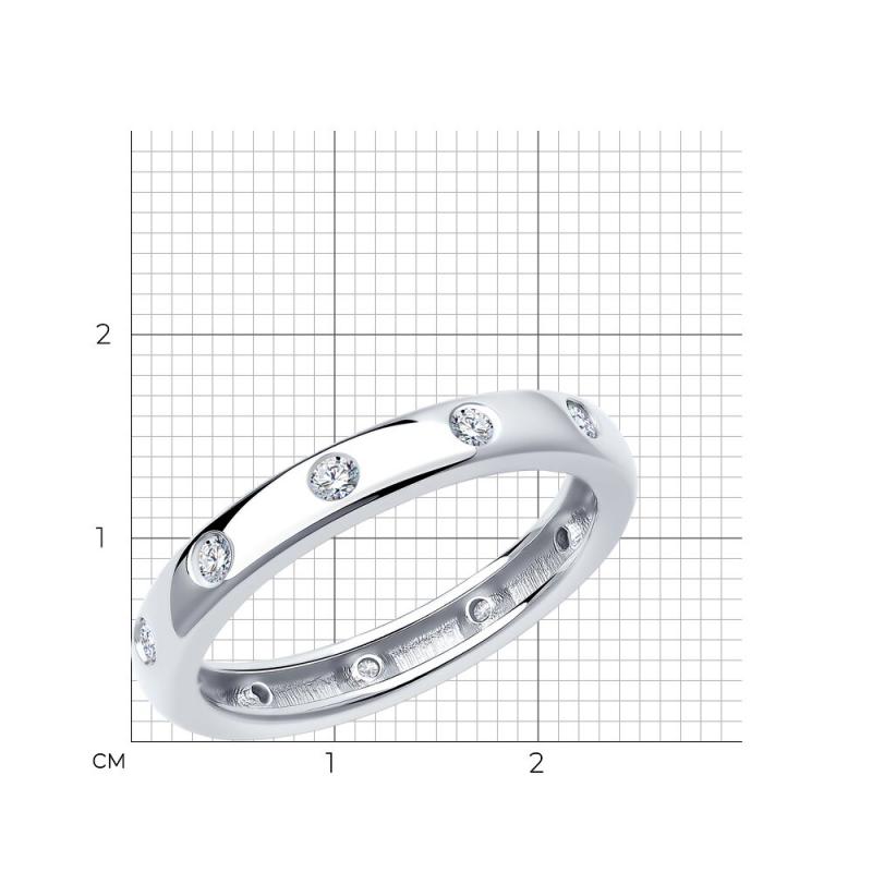 Кольцо из серебра 94012490