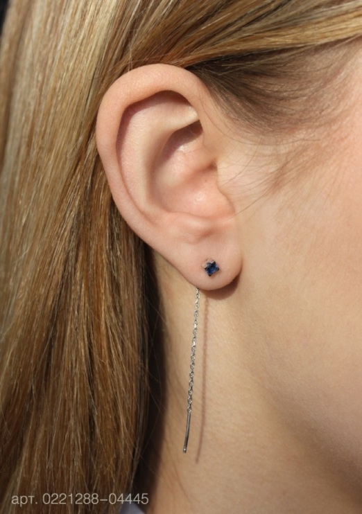 Серьги из серебра 0221288-04445