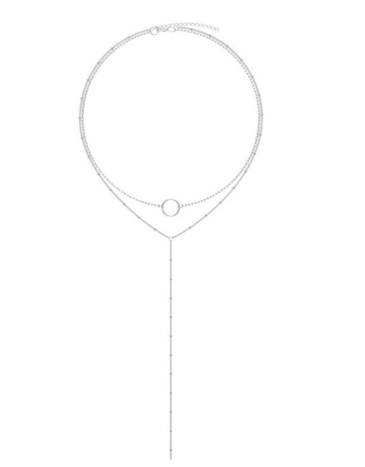 Колье из серебра НХ22-1687-3 д. 0,5 мм