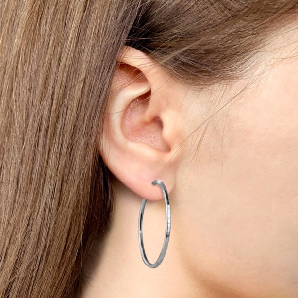 Серьги из серебра 32235р д. 30 мм