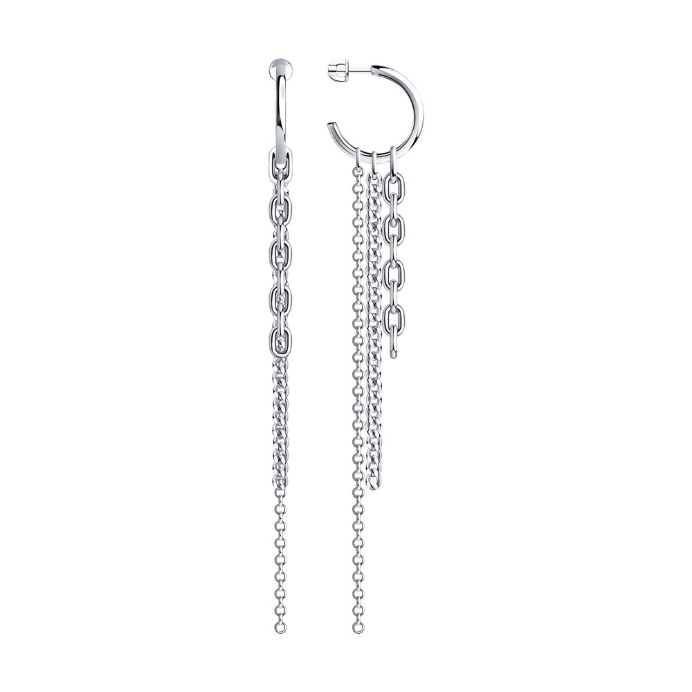 Серьги из серебра 94024123