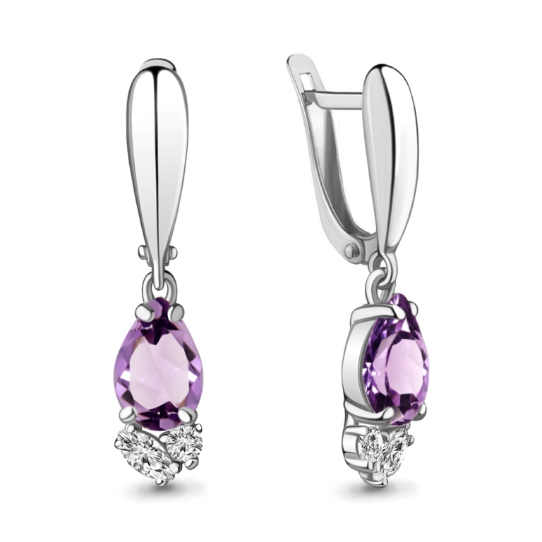 Серьги из серебра 4743004А