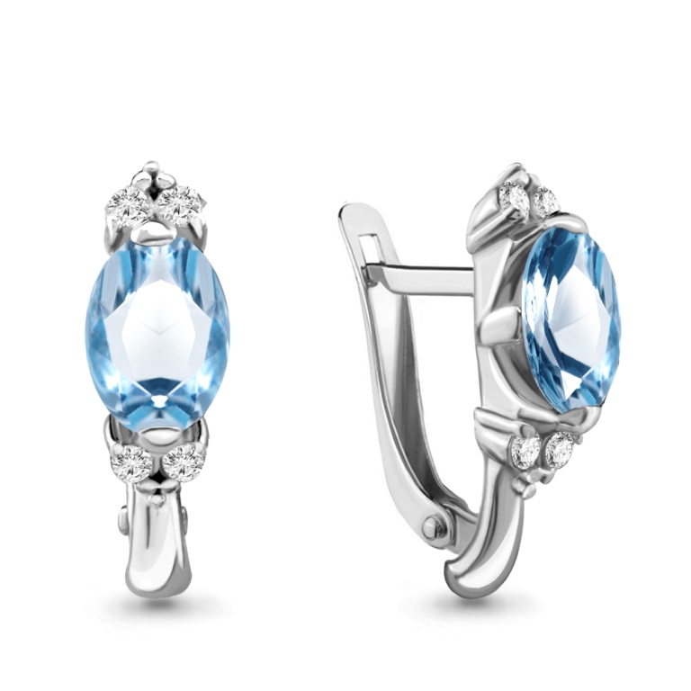 Серьги из серебра 4414105А