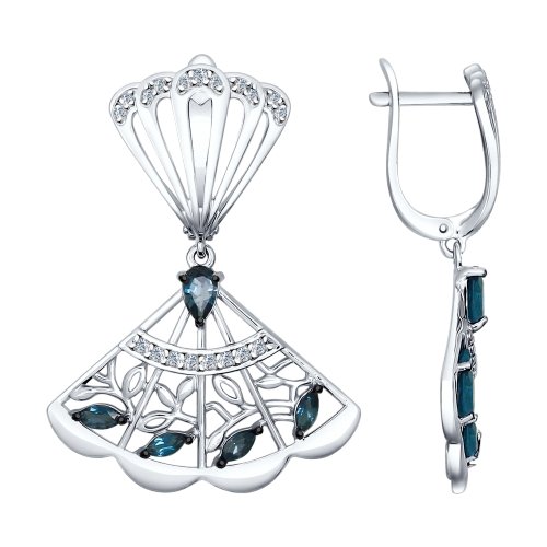 Серьги из серебра 92021483