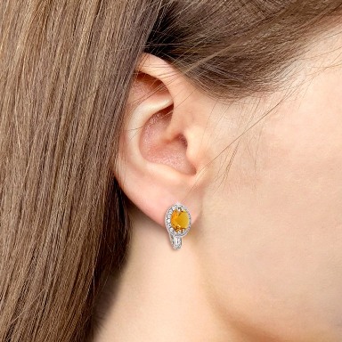 Серьги из серебра 4413706А
