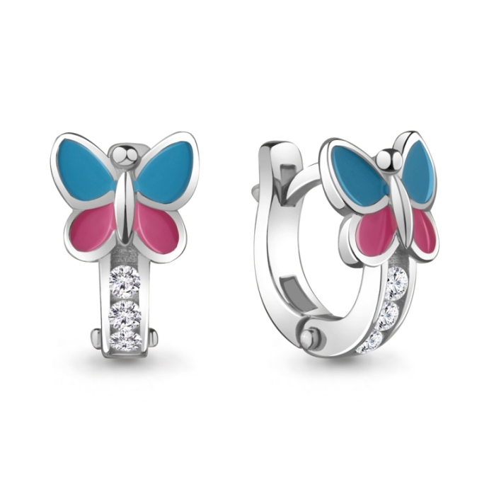 Серьги из серебра 45875А