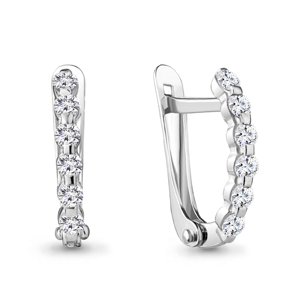 Серьги из серебра 49172А