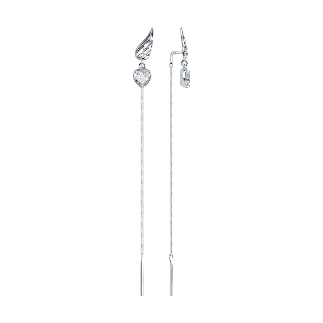 Серьги из серебра 94025041