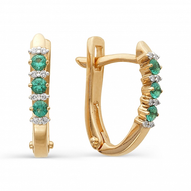 Серьги из золота 21230-101