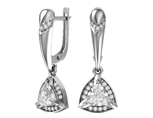 Серьги из серебра 2101233-00775