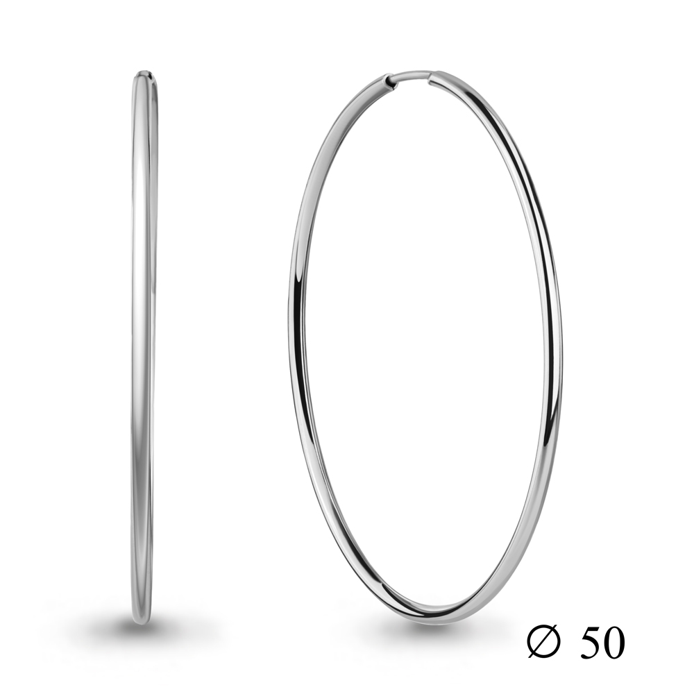 Серьги из серебра 32227р д. 50 мм