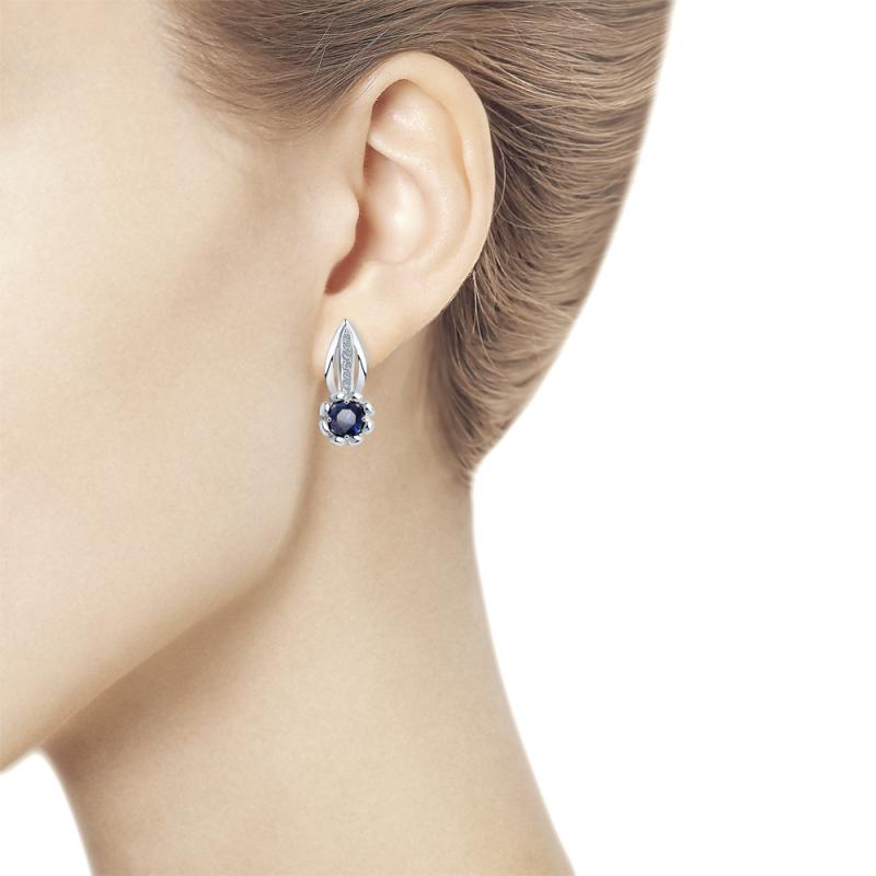 Серьги из серебра 88020068