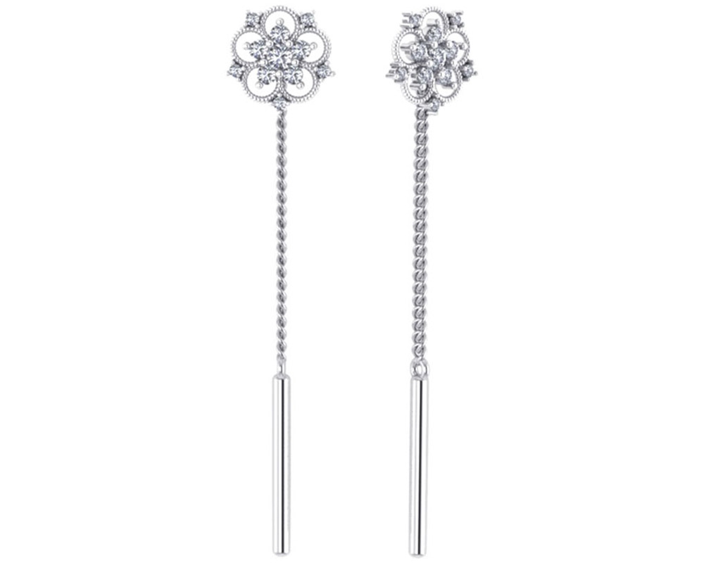Серьги из серебра 0221274-00775