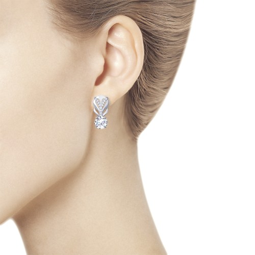 Серьги из серебра 89020098