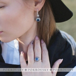 Серьги из серебра 2100940-04515