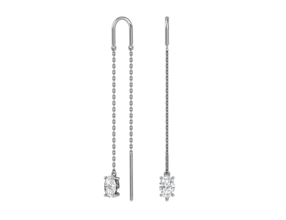 Серьги из серебра 0221282-00775