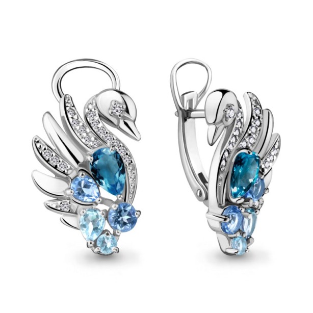 Серьги из серебра 4488266А
