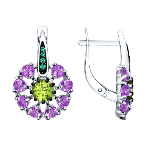 Серьги из серебра 92021561