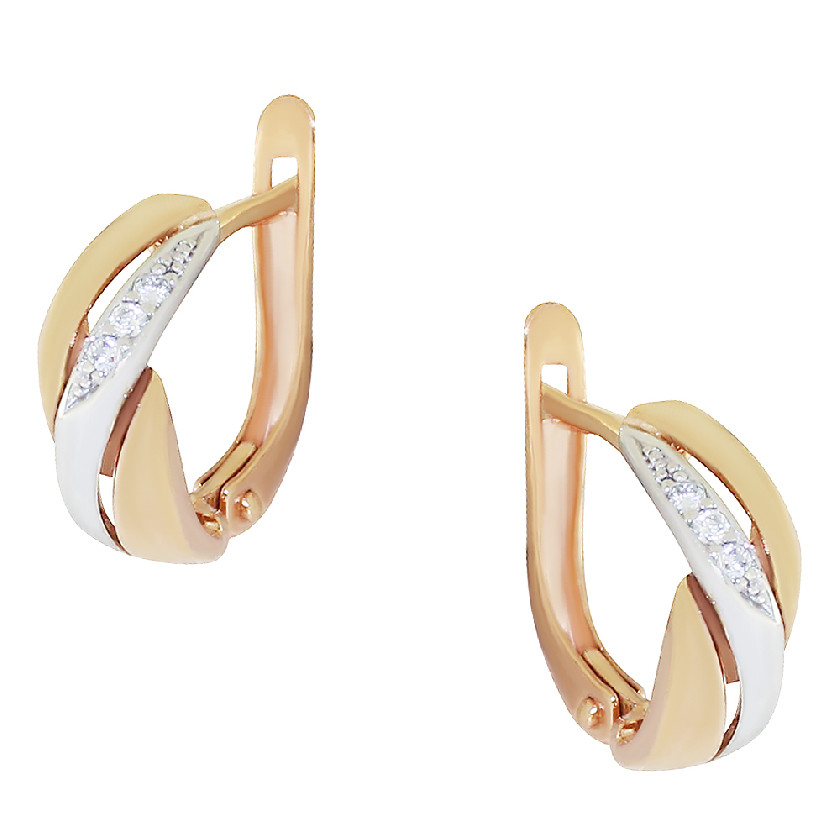 Серьги из золота кл1338а