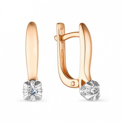 Серьги из золота 23536-100