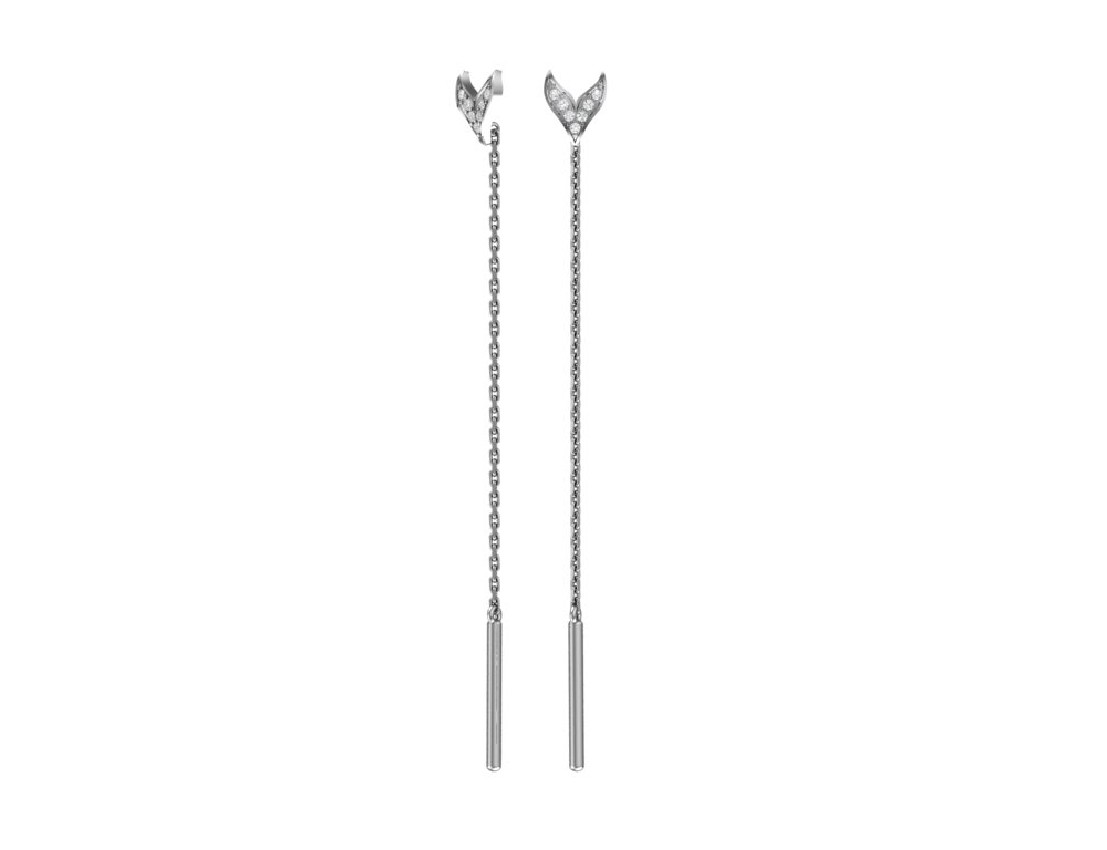 Серьги из серебра 0221323-00775
