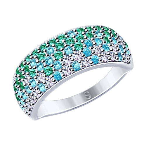 Кольцо из серебра 94012528