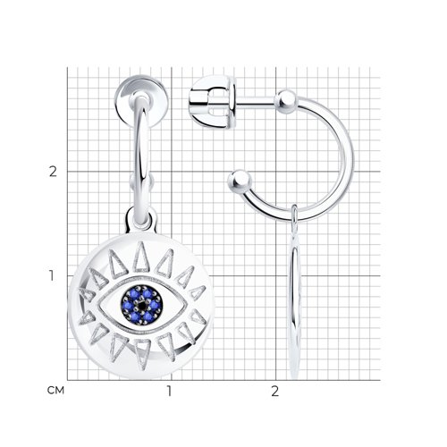 Серьги из серебра 94024731