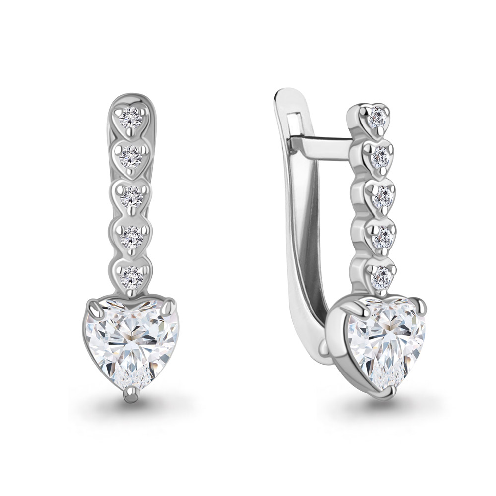 Серьги из серебра 400610А