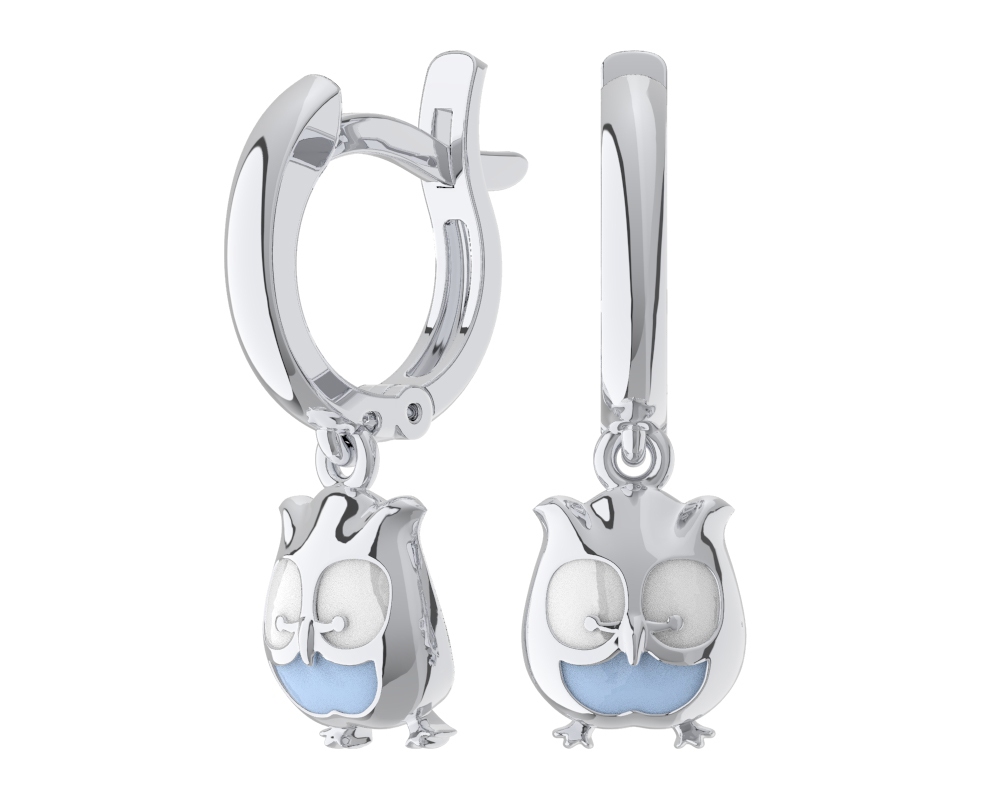 Серьги из серебра 0201684-40875