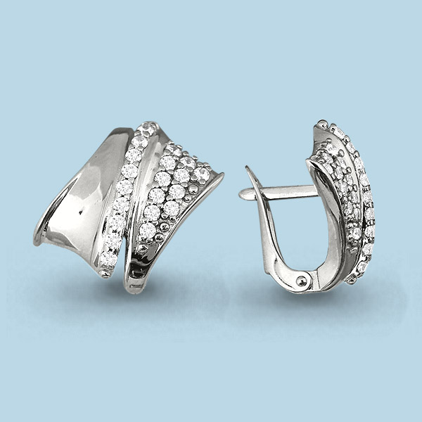 Серьги из серебра 42815А