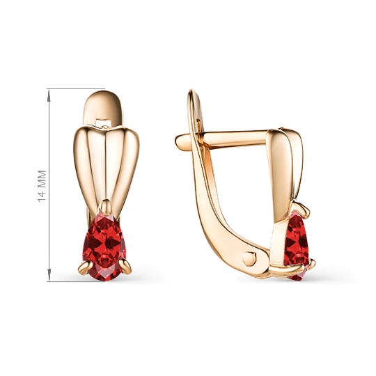 Серьги из золота С130-1260Крс