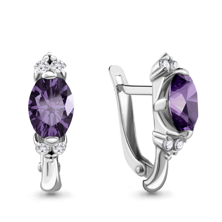 Серьги из серебра 4414104А