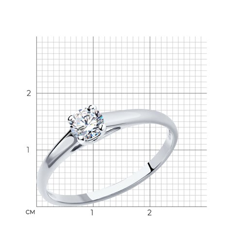 Кольцо из серебра 89010021