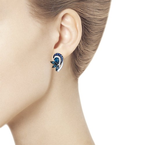 Серьги из серебра 92021442