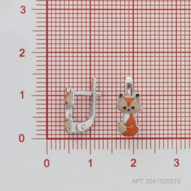 Серьги из серебра 3041020579