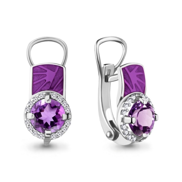 Серьги из серебра 4464104А