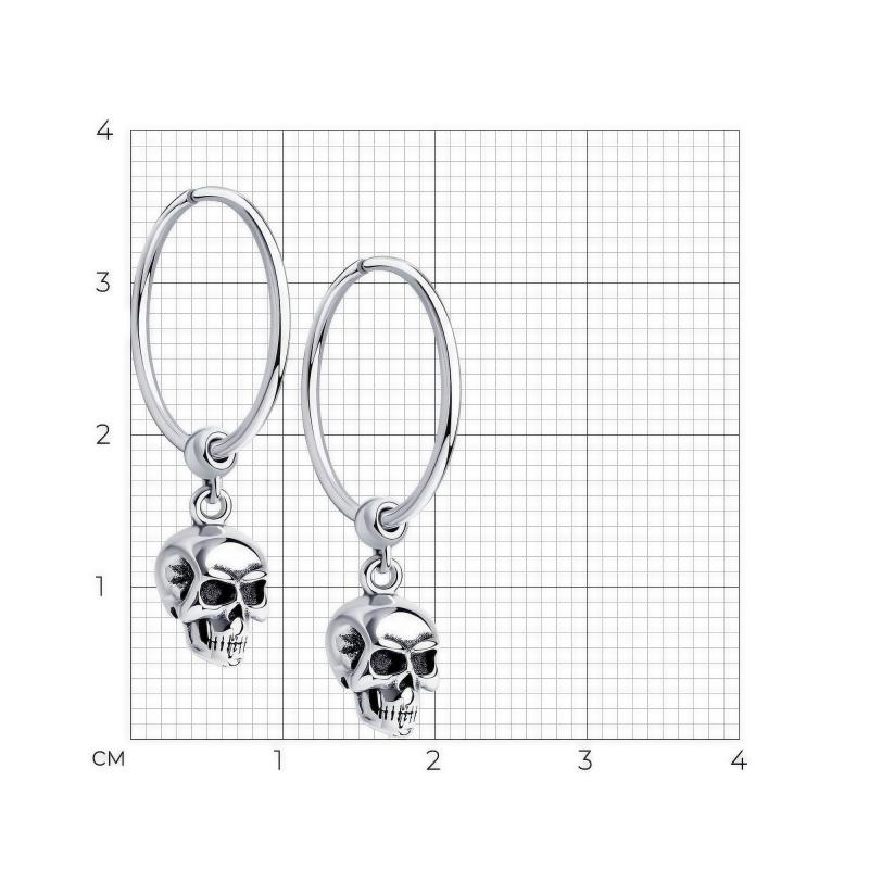 Серьги из серебра 95020079