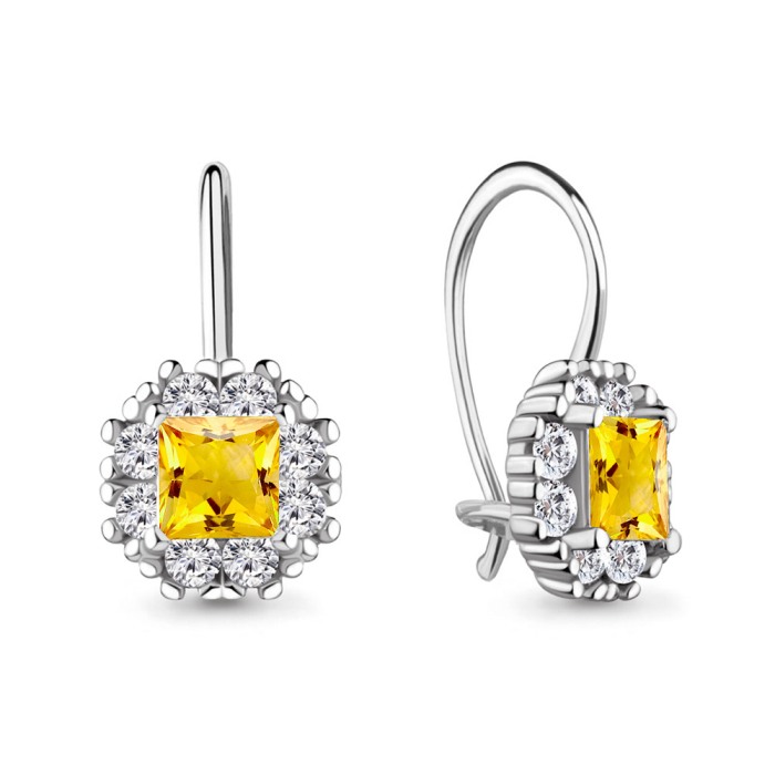 Серьги из серебра 40966Е